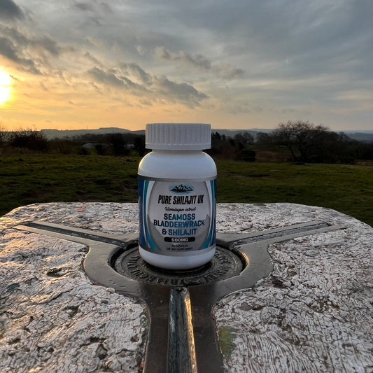 Sea Moss, Bladderwrack & Shilajit Capsules | Thyroid, Skin & Gut Health | 60-720 Caps