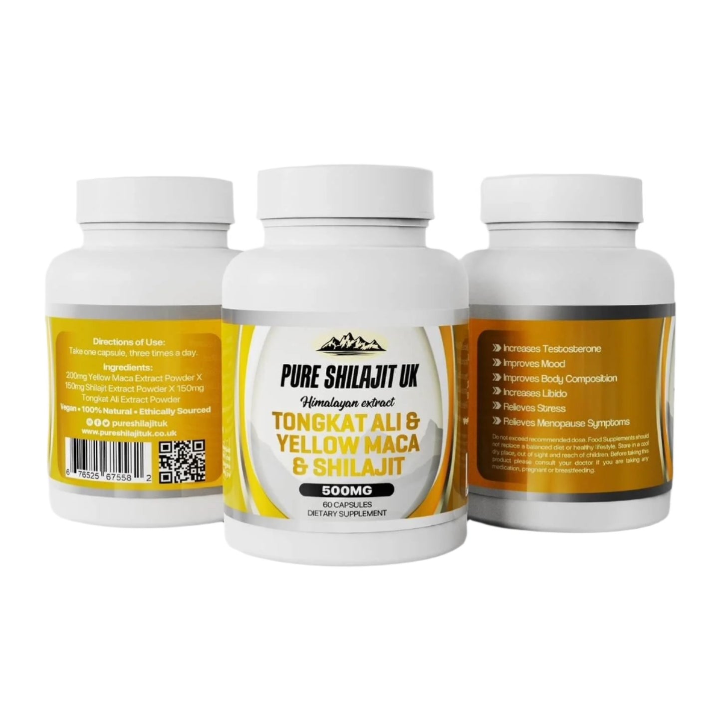 Pure Shilajit UK Extract Capsules Combo Pack (All 6 Different Blends)