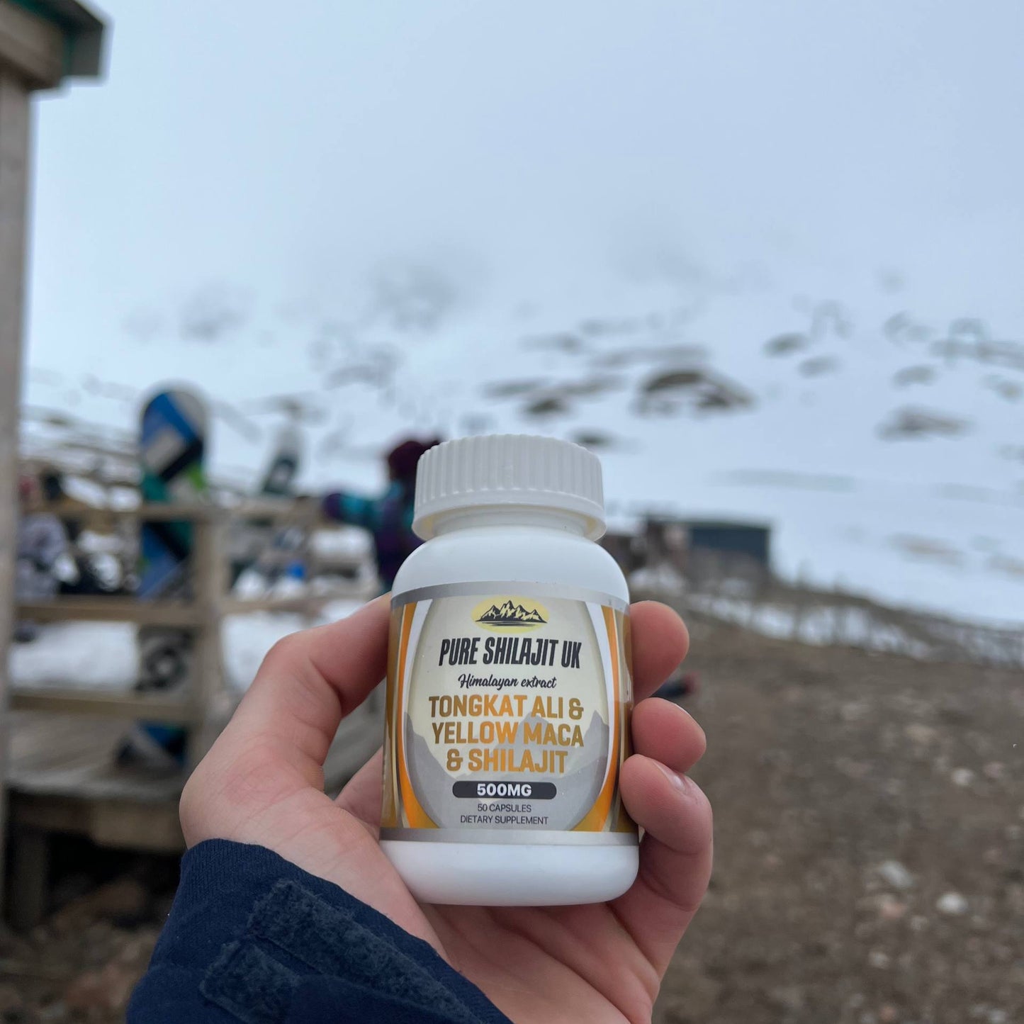 Pure Shilajit UK Extract Capsules - Tongkat Ali & Yellow Maca & Shilajit.