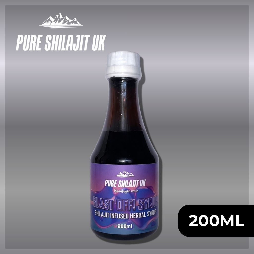 PURE SHILAJIT UK BLAST OFF! SYRUP - SHILAJIT HERBAL IMMUNITY SYRUP