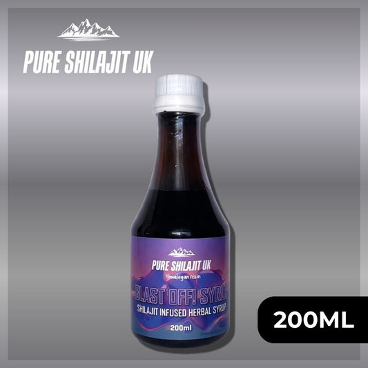 PURE SHILAJIT UK BLAST OFF! SYRUP - SHILAJIT HERBAL IMMUNITY SYRUP