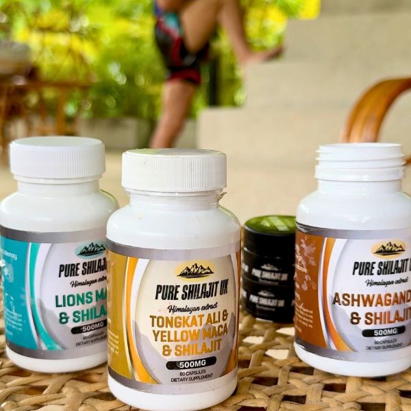PURE SHILAJIT UK EXTRACT CAPSULES - ASHWAGANDHA & SHILAJIT