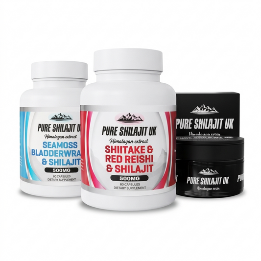 Immunity & Wellness Stack | Sea Moss, Red Reishi & Shilajit | Triple-Layer Immune Defence