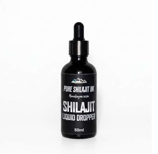 Pure Shilajit Liquid Dropper | 85+ Minerals | 50ml / 100ml / 200ml | Lab Tested