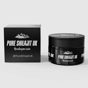 Pure Shilajit UK Shilajit Resin Premium Ayurvedic Supplement for Stress Relief, Energy Boost, and Wellness Support