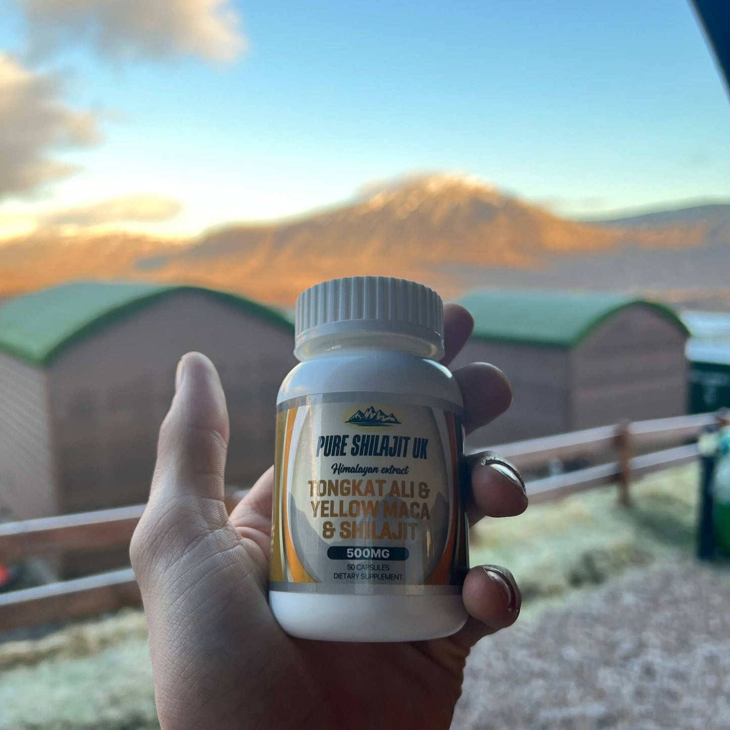 Pure Shilajit UK Extract Capsules - Tongkat Ali & Yellow Maca & Shilajit.