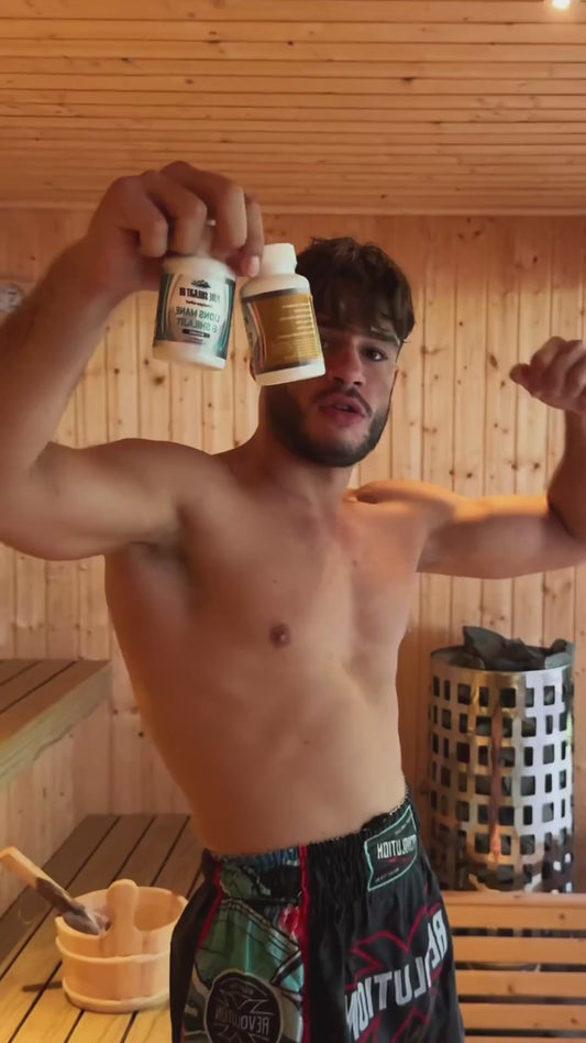 Ashwagandha & Shilajit Capsules | Stress Relief, Energy & Testosterone | 60-720 Caps